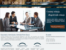 Tablet Screenshot of kancelaria-karcz.pl